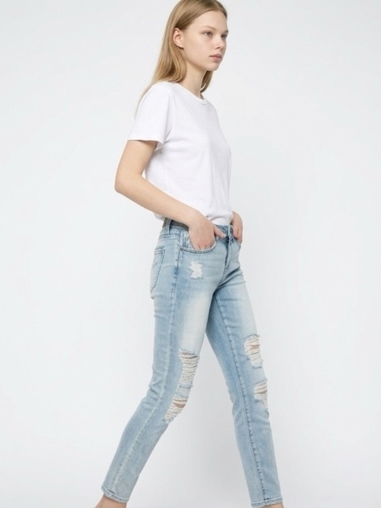 Rewash Denim - Rewash Light Blue Ripped Skinny Jeans